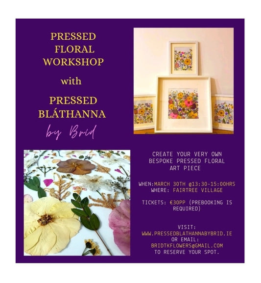 Mothers Day Pressed Floral Workshop